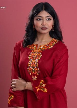 Sophisticated Embroidered Cord Set